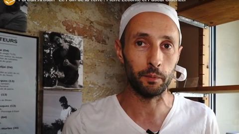 Pascal Leconte, de la boulangerie Le Pain de la Terre à Peyrolles. Pascal Leconte, de la boulangerie Le Pain de la Terre à Peyrolles.